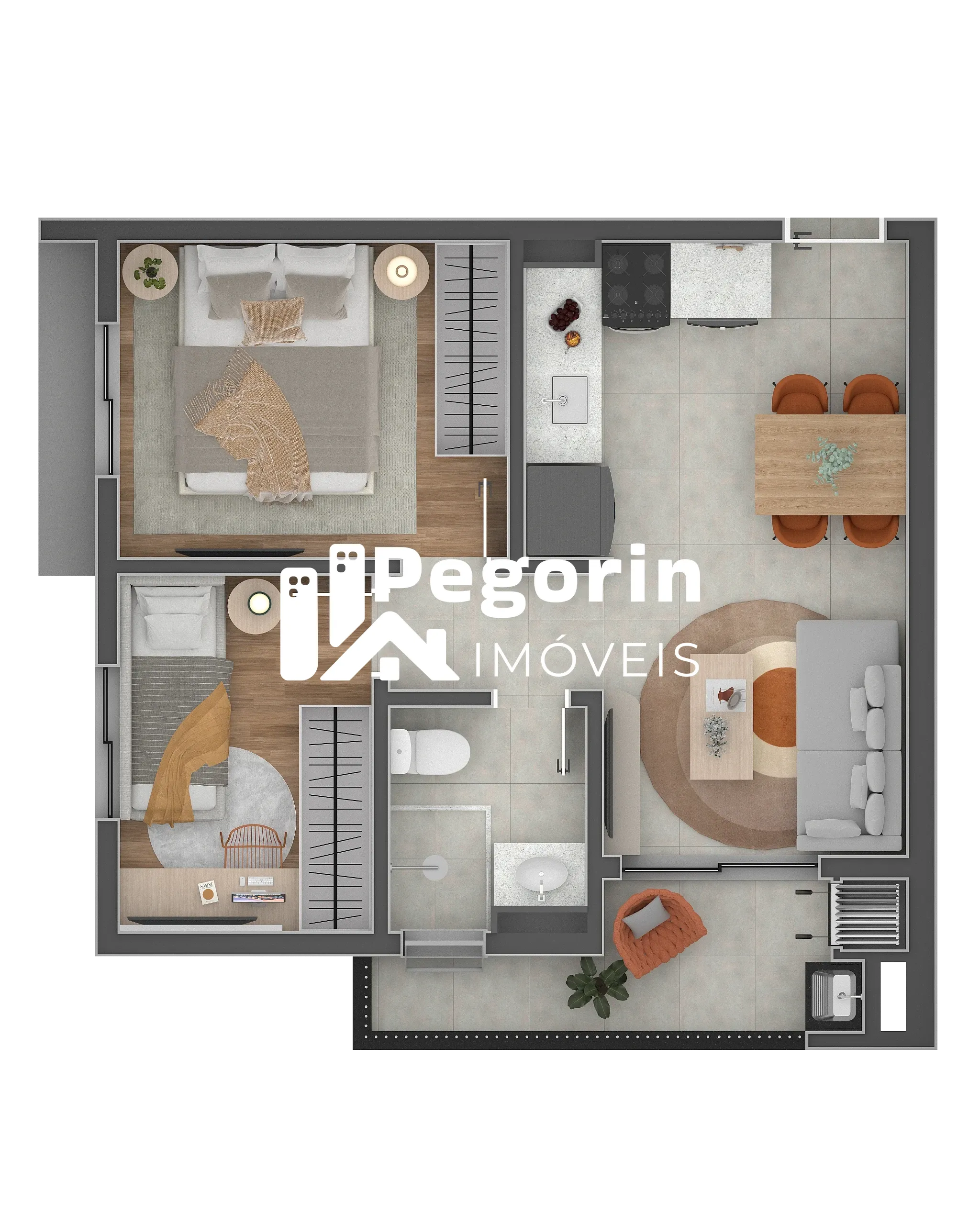 Apartamento, 2 quartos, 44 m² - Foto 24