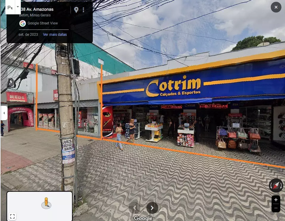 Loja a venda em Betim no principal centro comercial Av Amazaonas