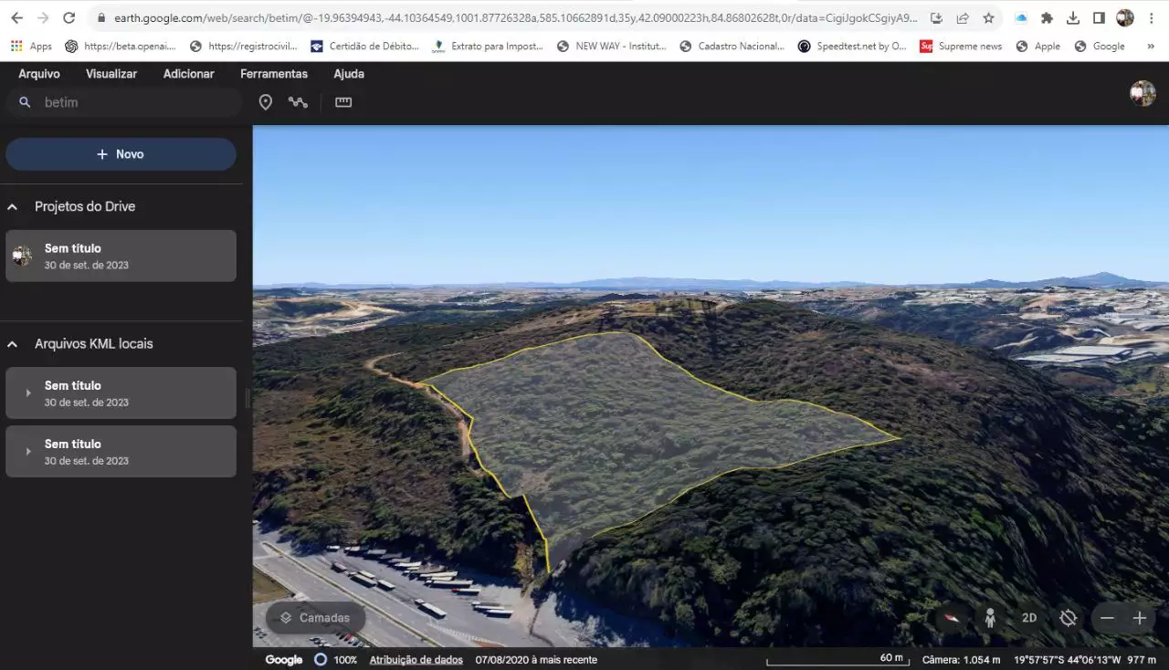 Excelente terreno de 35.000m² com gasoduto infiltrado