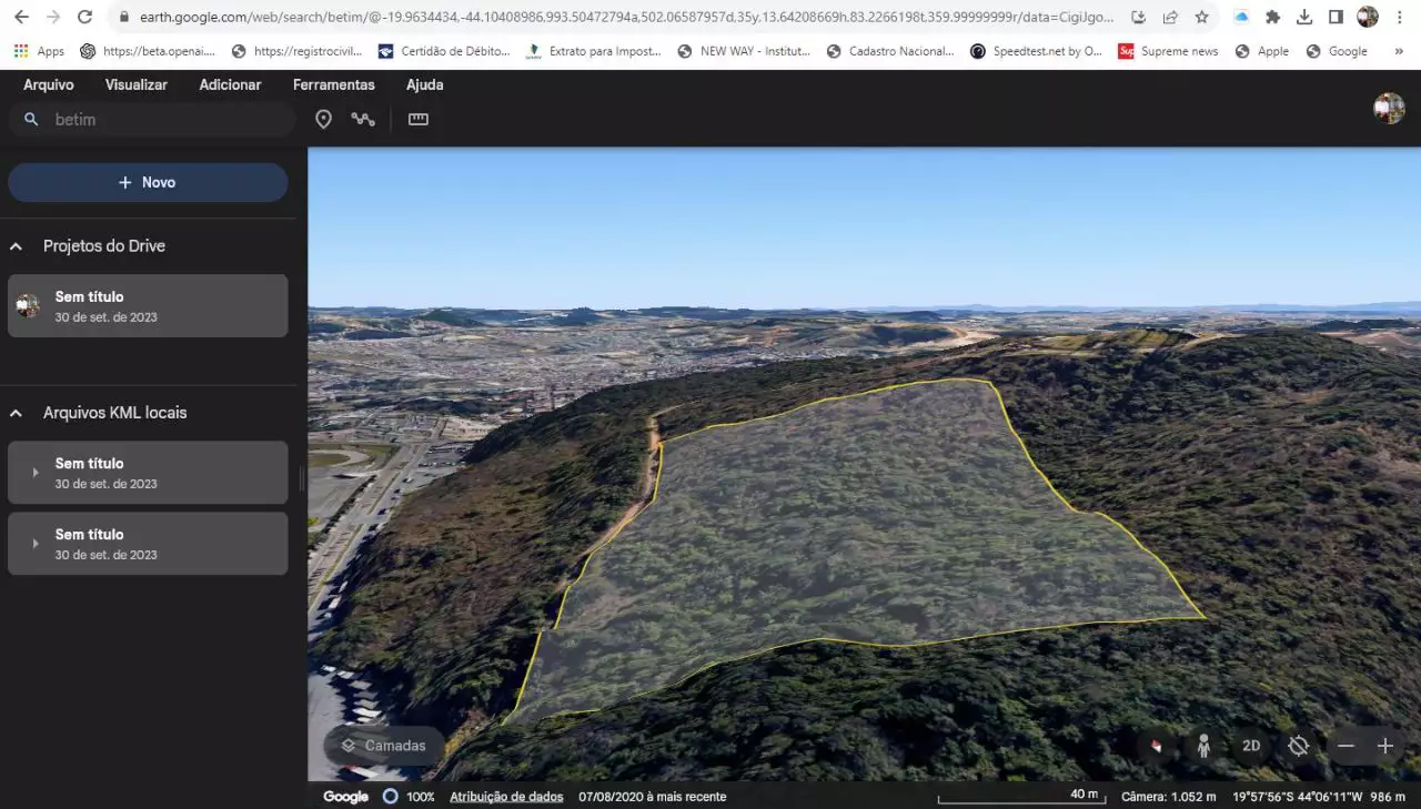 Excelente terreno de 35.000m² com gasoduto infiltrado
