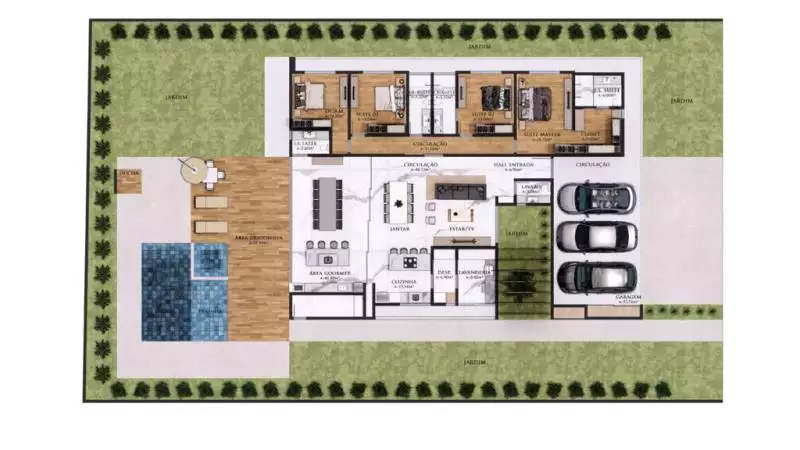 Casa no condomínio de luxo em Betim.