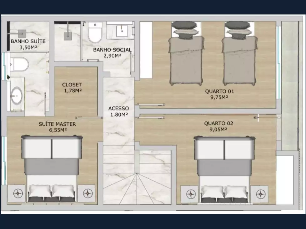CASA DUPLEX NO BAIRRO NOSSA SENHORA DAS GRAÇAS