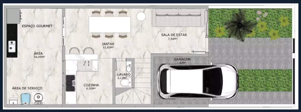 CASA DUPLEX NO BAIRRO NOSSA SENHORA DAS GRAÇAS
