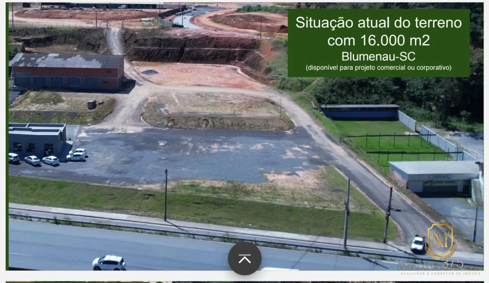 🏗️ ÁREA ESTRATÉGICA PARA EMPREENDIMENTO – BLUMENAU/SC