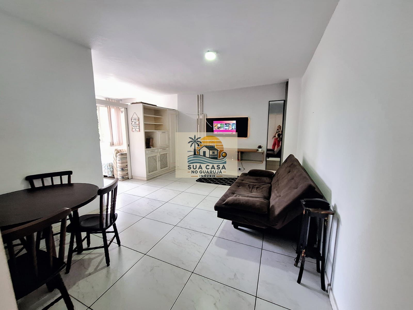 Apartamento à venda 1 domitorio 1 vaga  na Praia das Pitangueiras Guaruja  AP4931