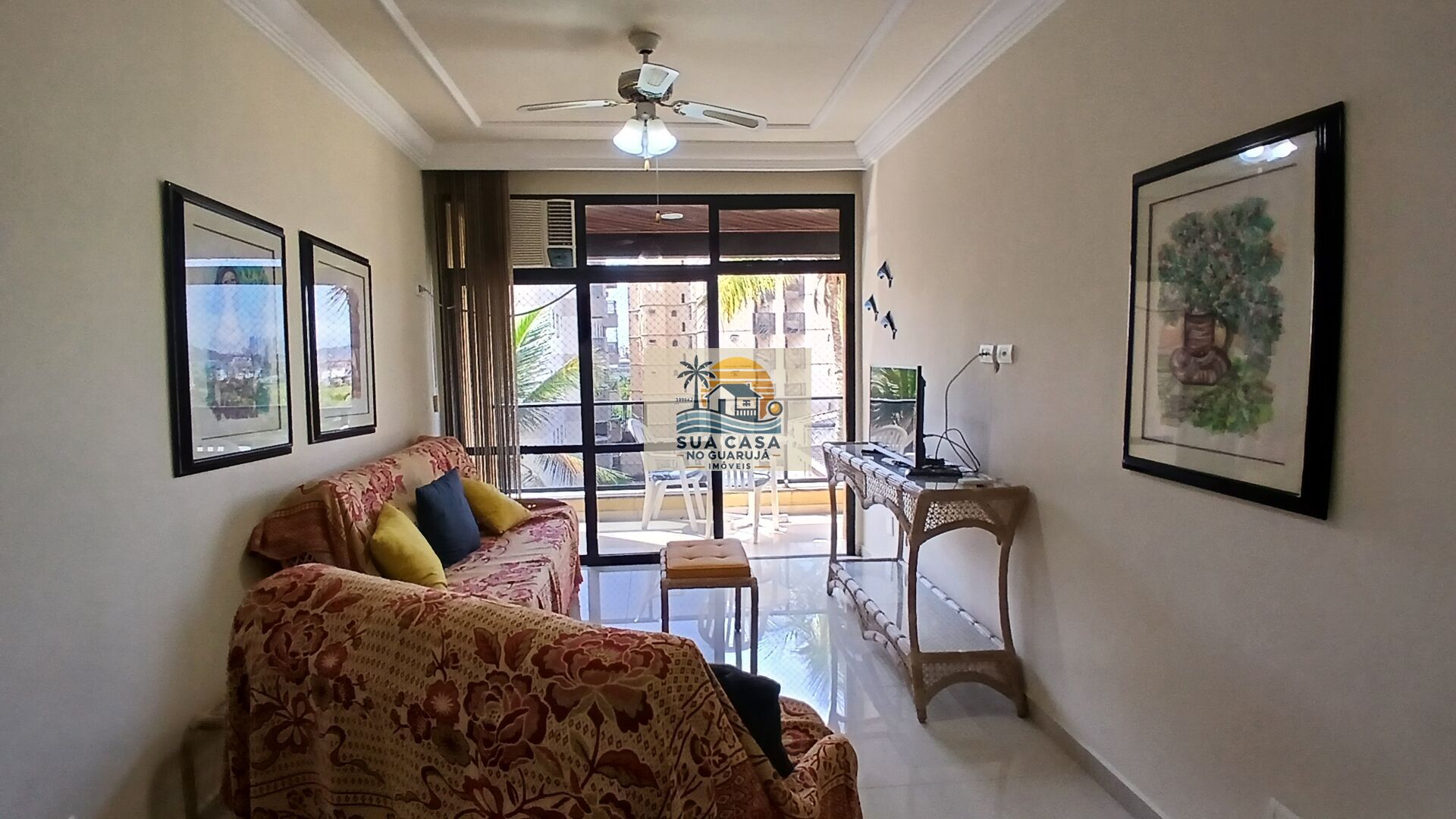 apartamento locação anual 2 dormitorios 1 suite 1 vaga lazer enseada guaruja cod 106L