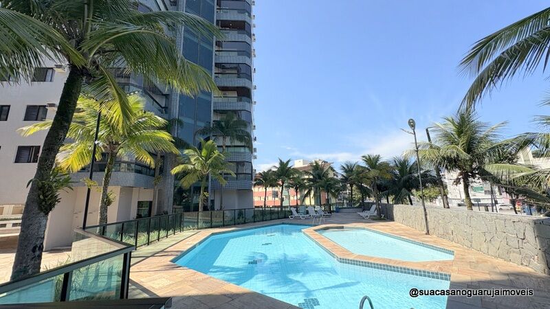 Apartamento no Edifício Mussa Gaze, Praia da Enseada, Guarujá — 2 Dormitórios, Mobiliado e Pronto para Airbnb