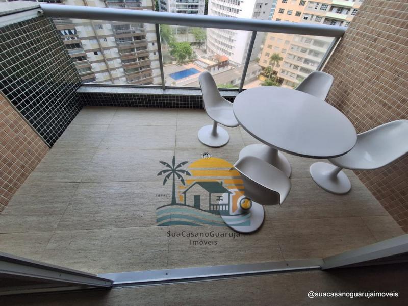 Apartamento vista mar 3 dormitorios 1 suite 142 m² 1 vaga praia das pitangueiras guaruja