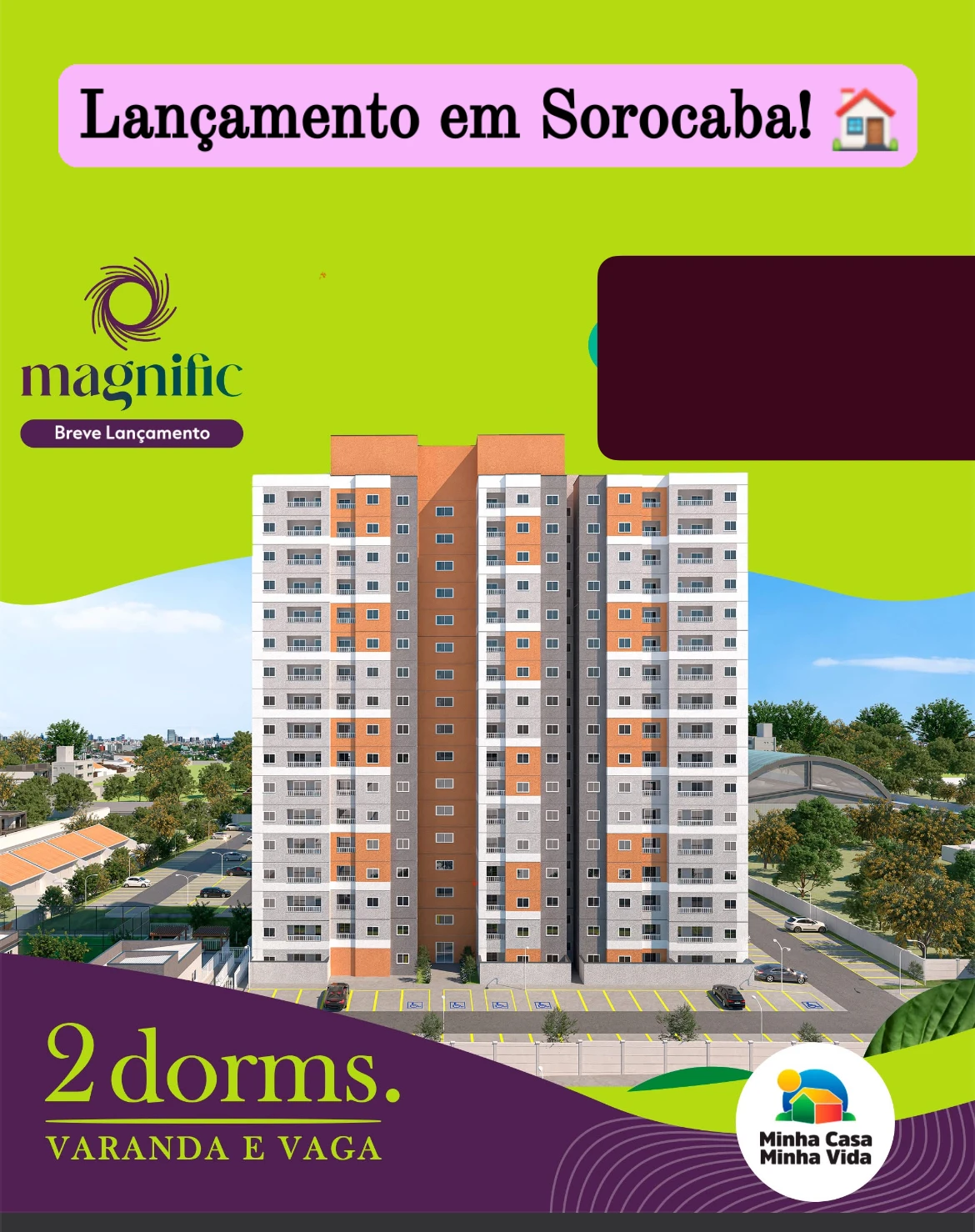 Residencial Magnific lançamento no Jardim Califórnia em Sorocaba 