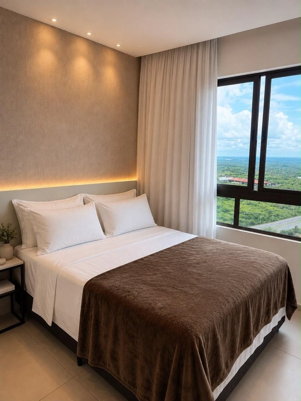 Flat para alugar mobiliado de 55 metros quadrados no Heron Marinho