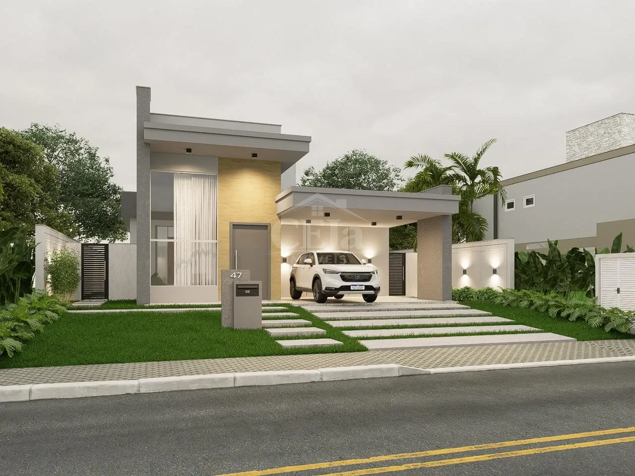 Casa com Pé-Direito Alto e Acabamento de Luxo no Viverde II