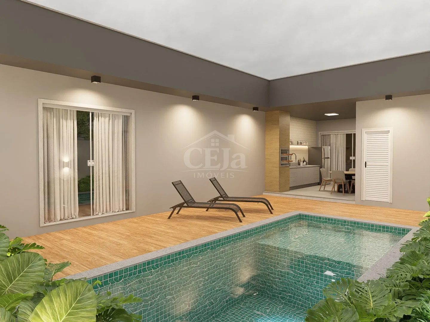 Casa com Pé-Direito Alto e Acabamento de Luxo no Viverde II