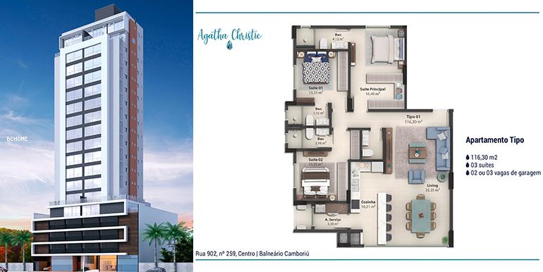 Apartamento 3 Quartos para Venda em Balneário Camboriú / SC no bairro CENTRO