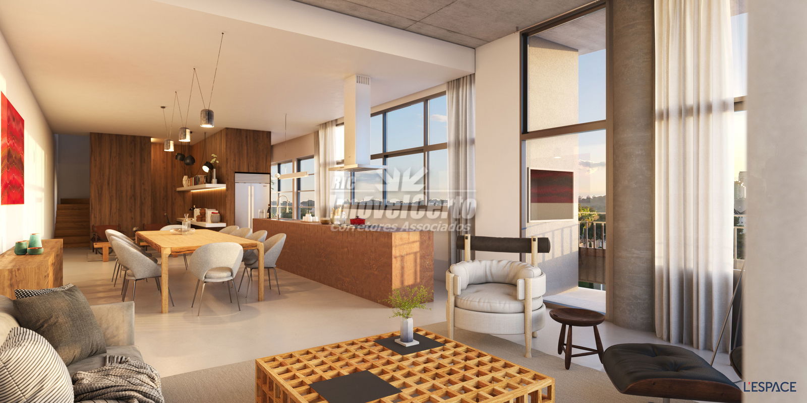 Cobertura Duplex com 183.24m² Útil no Mossunguê-Cu