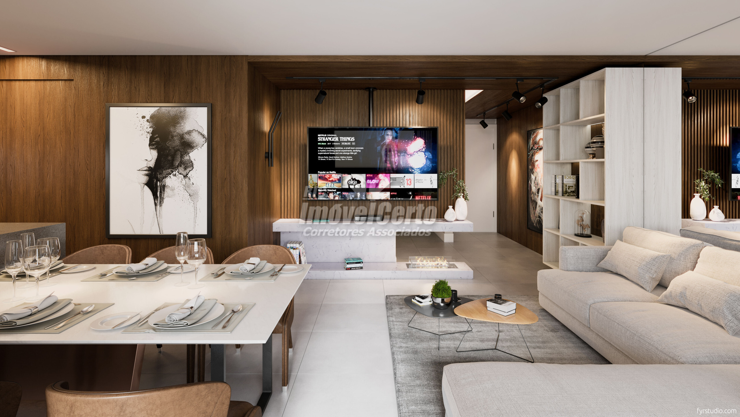 Apartamento Duplex com 3 Suítes, no coração do Águ