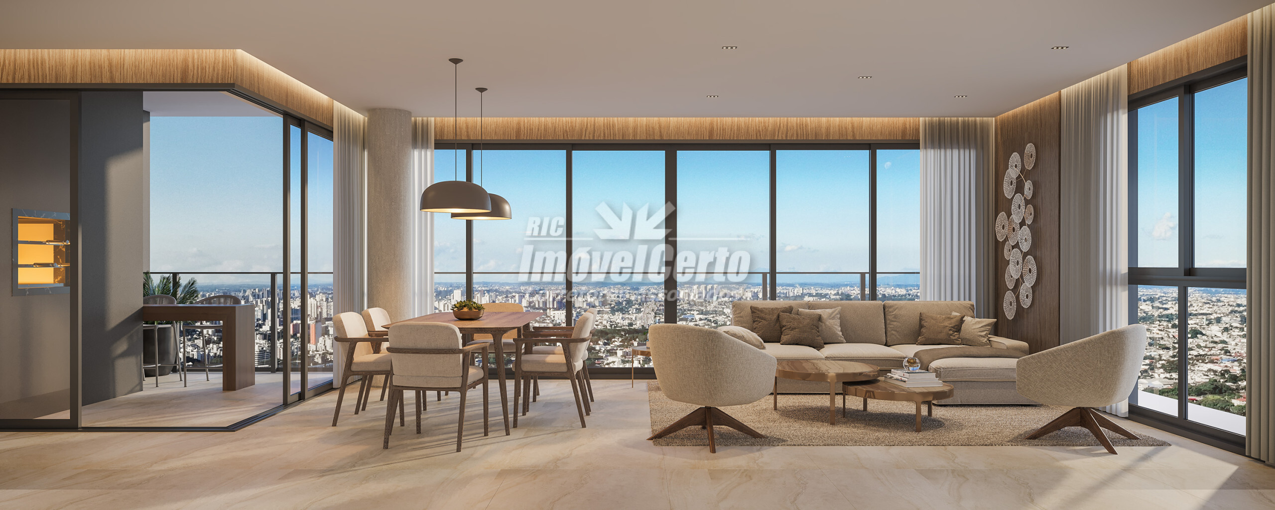 Apartamento com padrões de sofisticação e exclusiv
