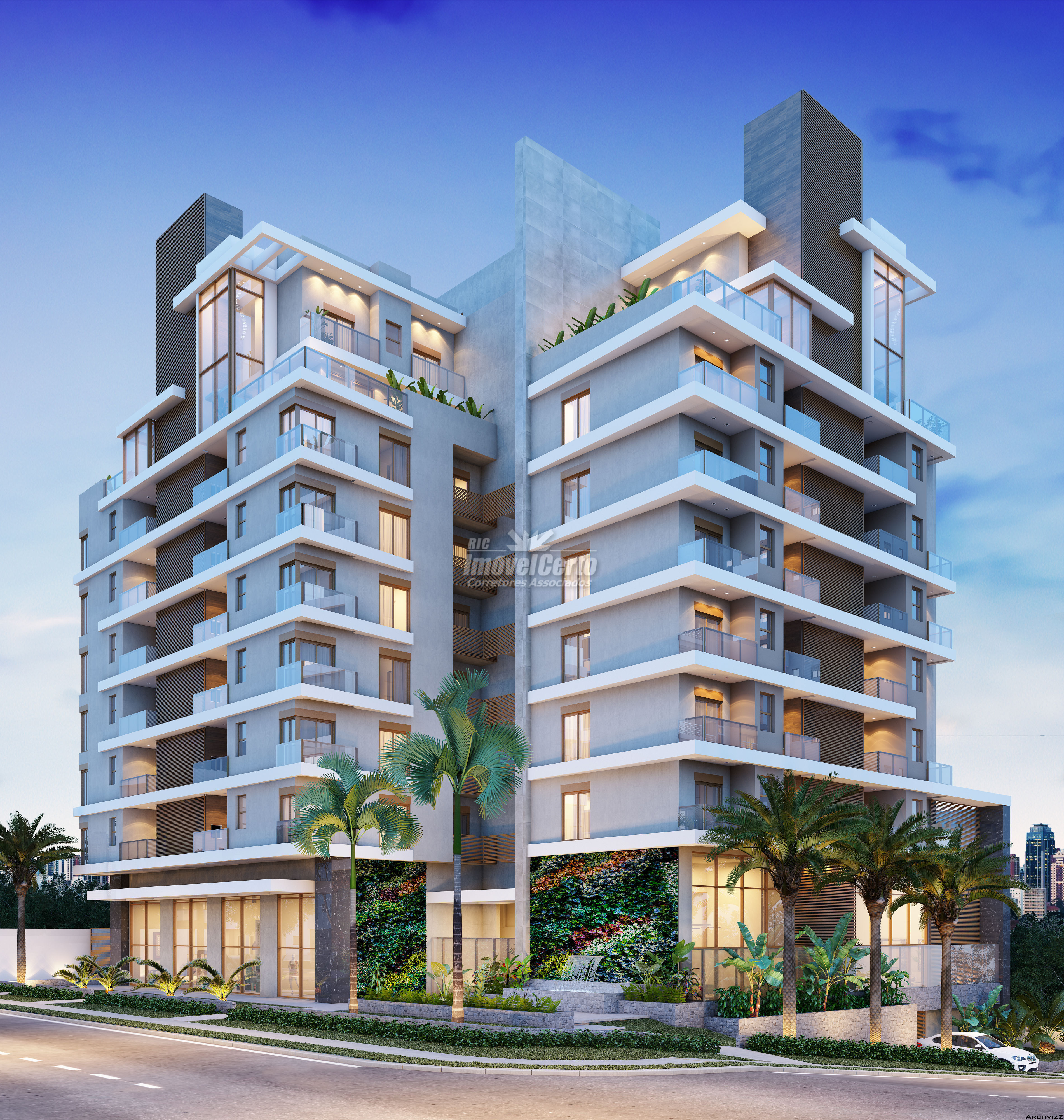 Apartamento novo de 102 m² com 3 dormitórios sendo