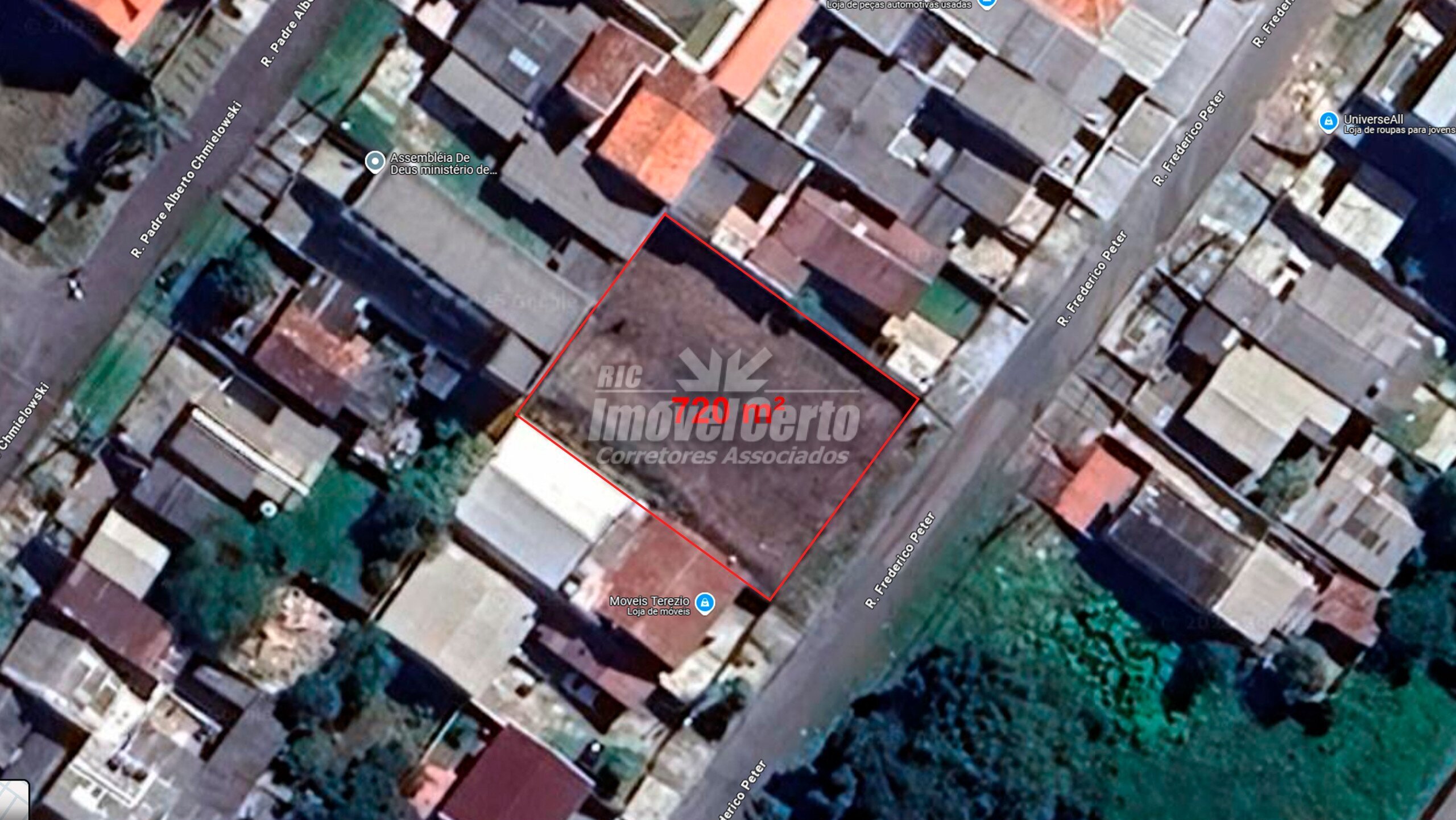 Terreno de 720 m² com testada de 24 metros no Pinh