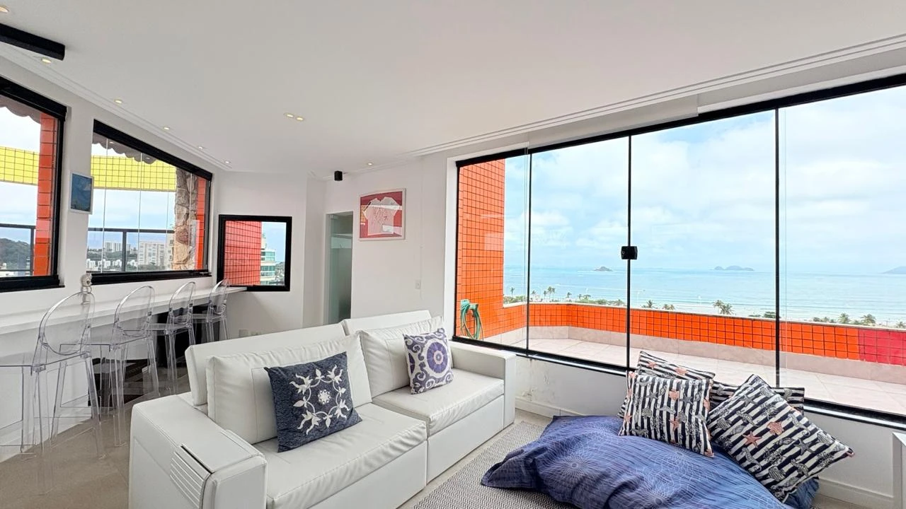 Cobertura Duplex à Venda na Praia da Enseada Guarujá | Vista Mar | Alto Padrão | Espaço Gourmet