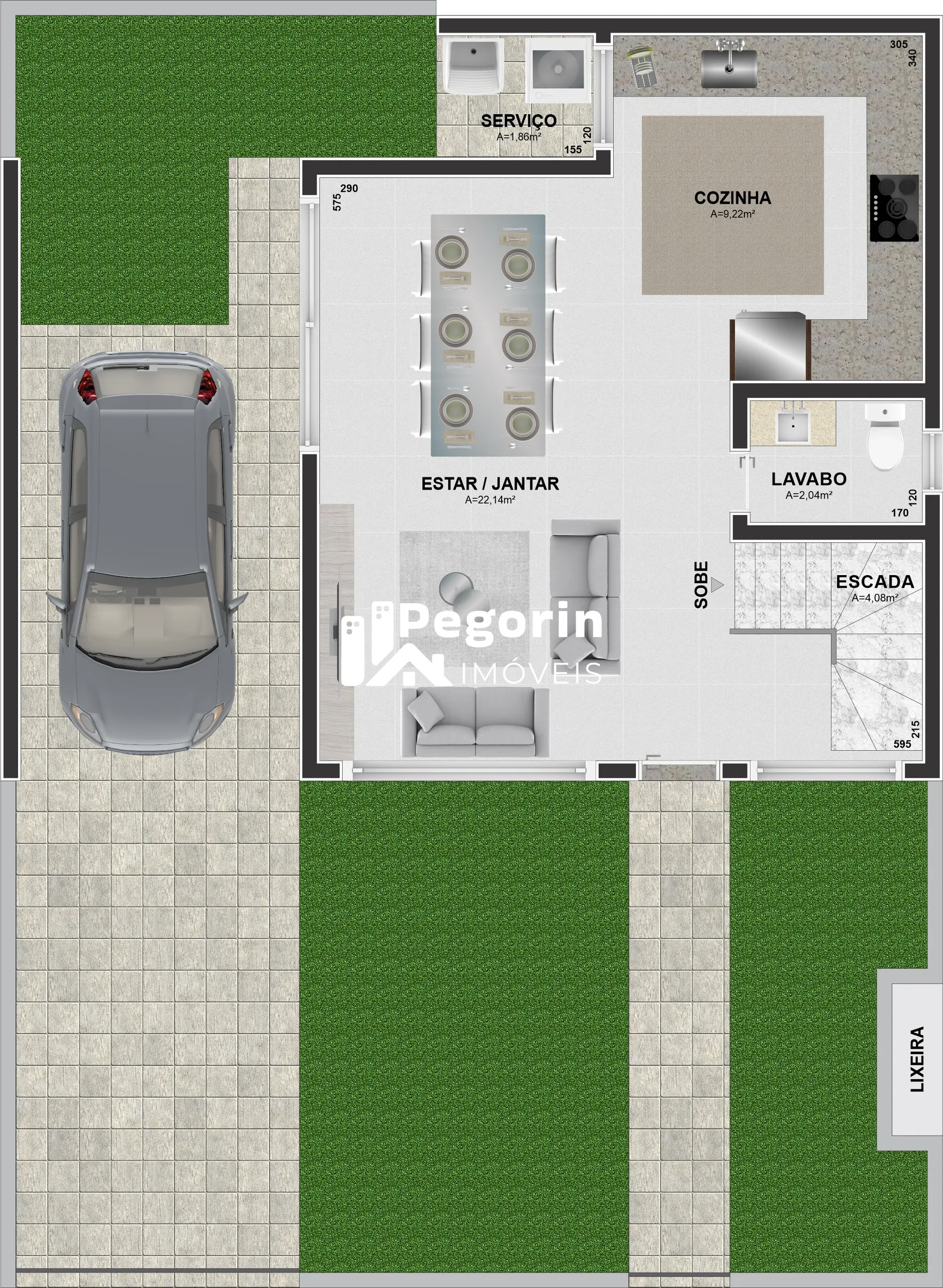 Sobrado, 3 quartos, 122 m² - Foto 9