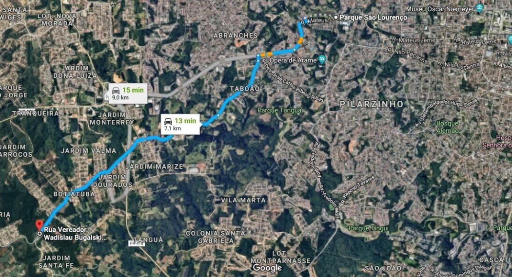 Terreno de 29.300 m² em região urbana de Almirante Tamandaré