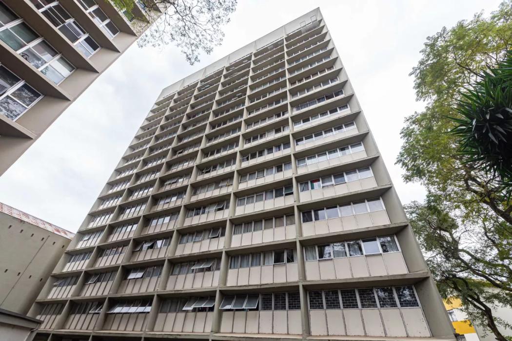 Apartamento 1 quarto, AU: 46,50m², Ed José Conrado Riedel, Centro Cívico, Curitiba/PR