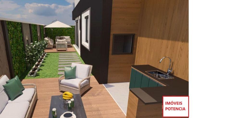 Apartamento novo Garden à venda Bairro Novo Mundo, Curitiba, PR.