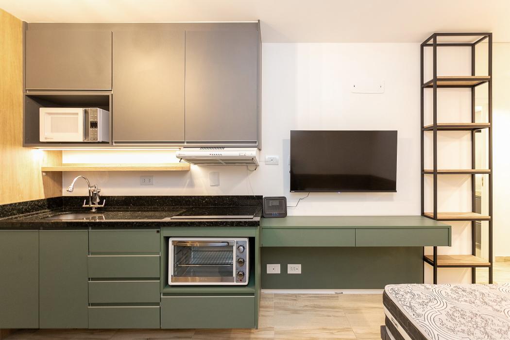 Studio de 27 m² na ESQUINA da PUC - Prado Velho - Curitiba - PR