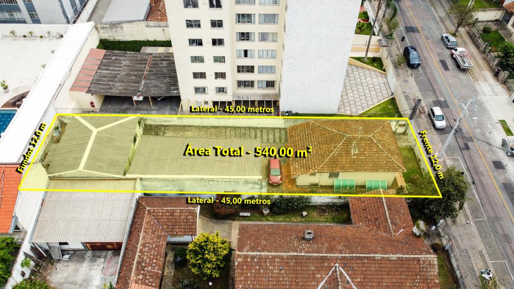 Terreno à venda, 540 m² por R$ 1.550.000,00 - Alto da XV - Curitiba/PR