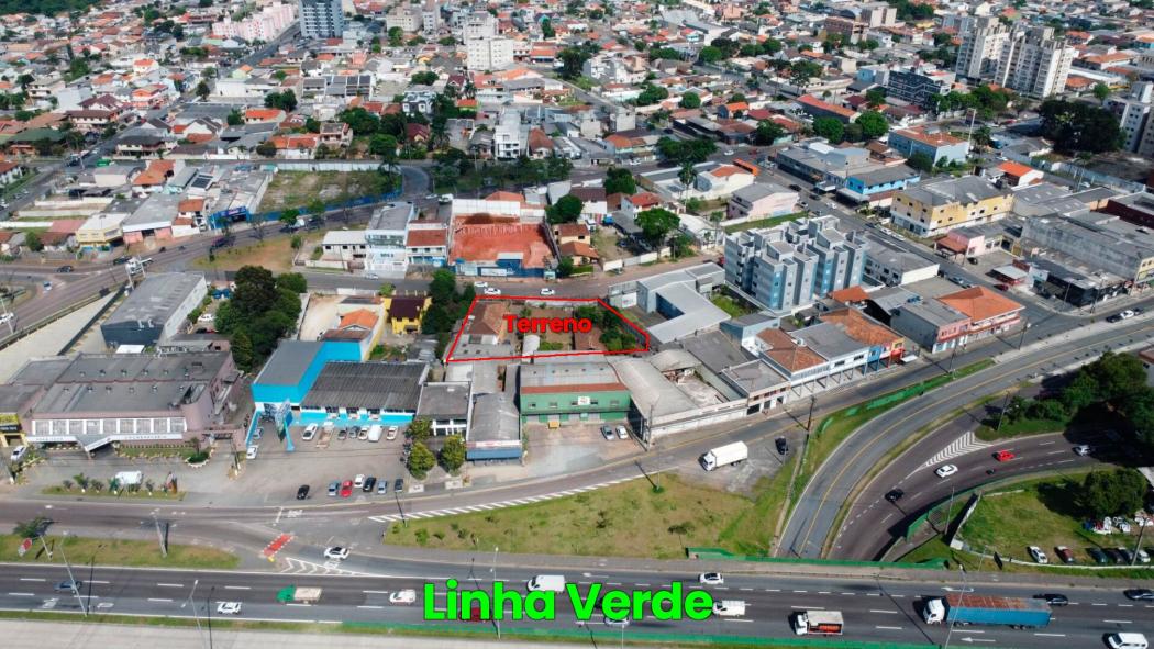 Terreno à venda,380.00 m², no Bairro Pinheirinho, CURITIBA - PR