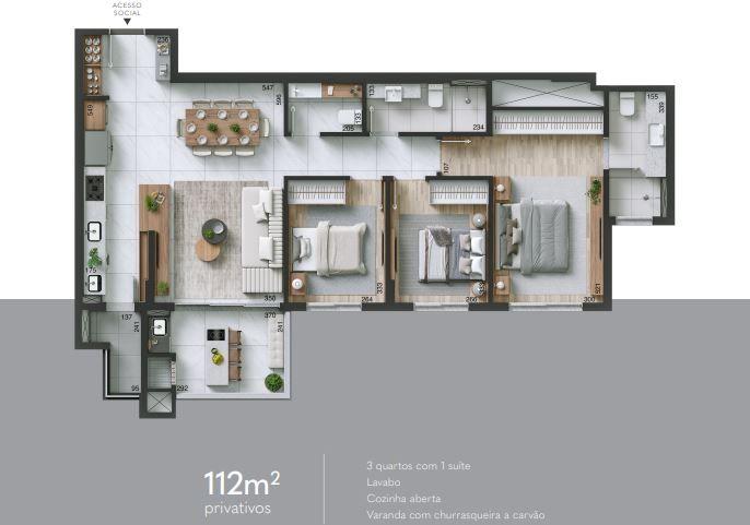 Apartamento com 3 dormitórios à venda, por R$ 1.820.000 - Ahú - Curitiba/PR