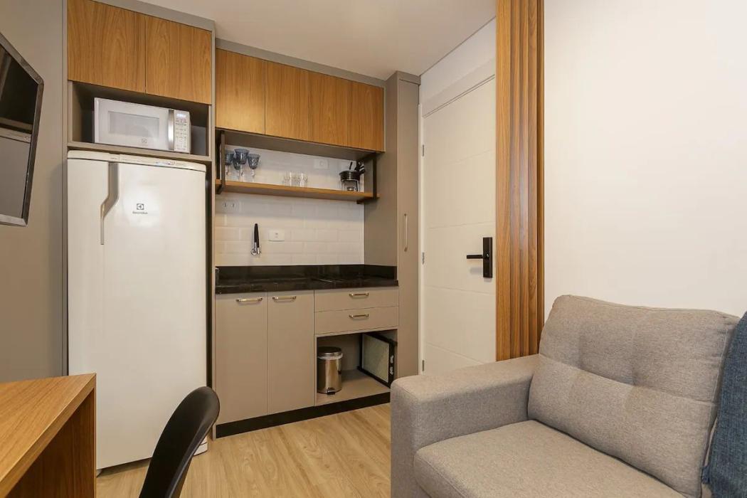 Studio Mobiliado no Água Verde | Locado | Renda Imediata | Ed. LINK | à venda por R$ 350.000 - Curitiba/PR