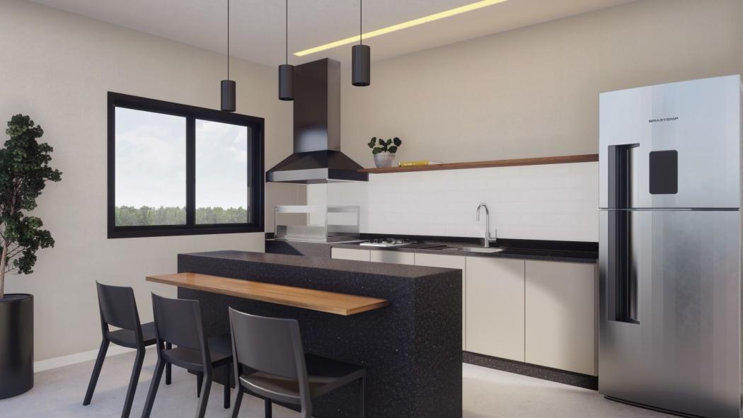 Studio com 1 dormitório à venda, 21 m² por R$ 205.407,80 - Santa Cândida - Curitiba/PR