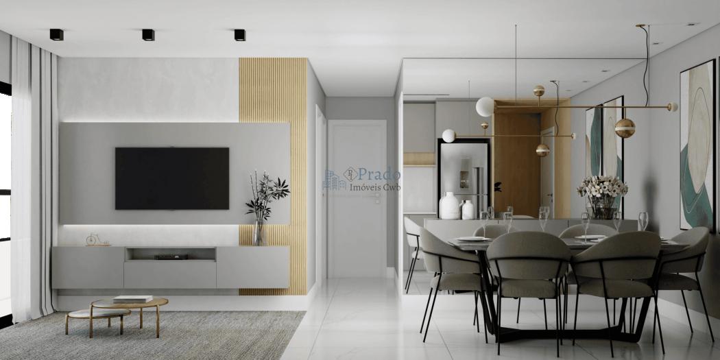 Apartamento à venda, Centro, 56 m² privativos, 2 dormitórios 1 sendo suíte, 1 vaga, São José dos Pi