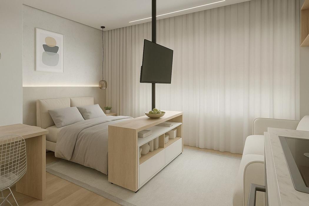 Tingui- STUDIO NOVO COM 26.05 m2, Rua Edmundo Alberto Mercer,425 no HOPE City Habitat - Curitiba-PR