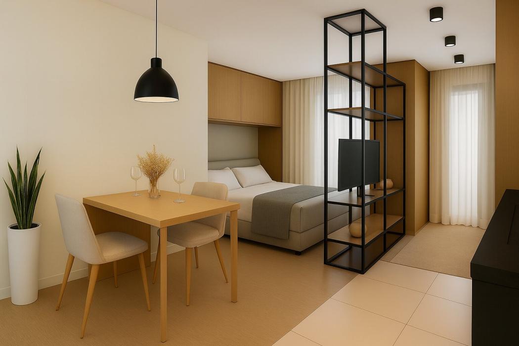 Tingui- STUDIO NOVO COM 26.05 m2, Rua Edmundo Alberto Mercer,425 no HOPE City Habitat - Curitiba-PR