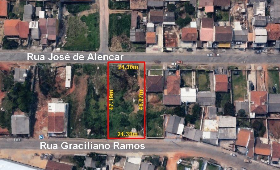 Terreno à venda, 1145 m² por R$ 1.550.000,00 - Maracanã - Colombo/PR