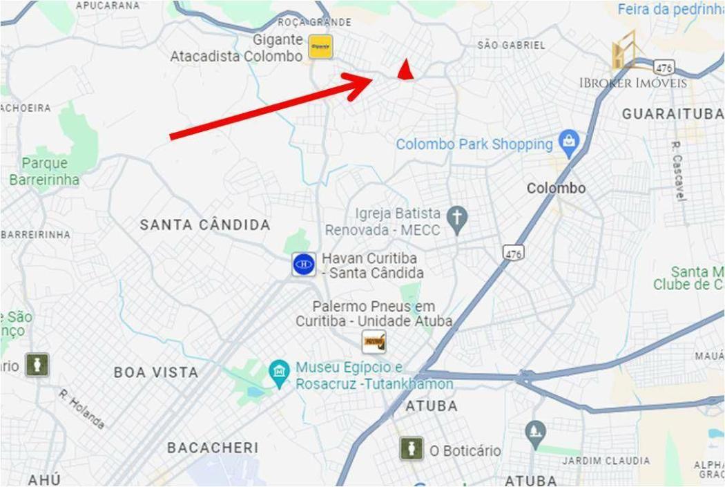Excelente terreno para venda, 12.765 m² por R$ 6.500.000 - Colombo/PR