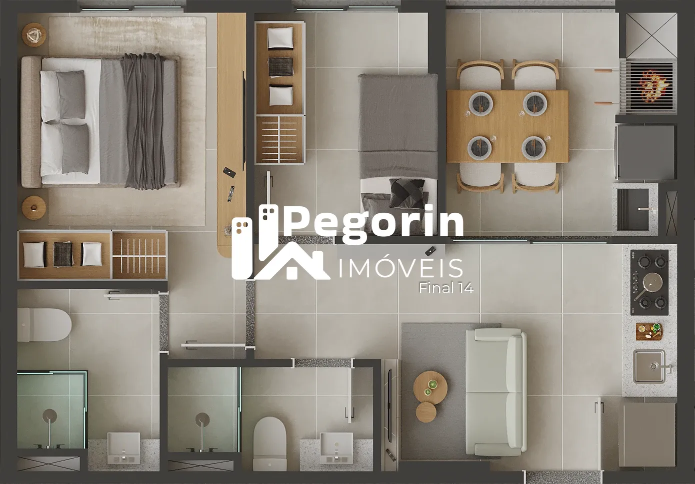 Apartamento, 2 quartos, 40 m² - Foto 23