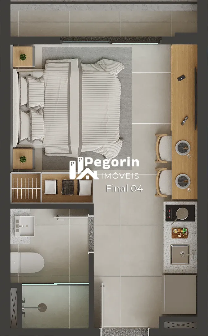 Apartamento, 1 quarto, 20 m² - Foto 23