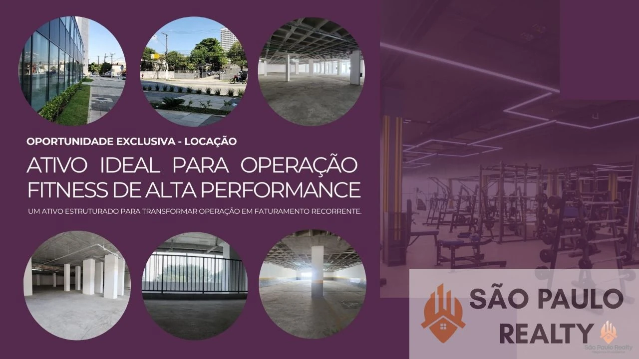 Imóvel comercial para academia +2.500m² Zona Norte SP - estacionamento até 60 veículos, acesso direto mezanino, próximo ao metrô