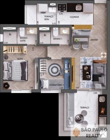 Apartamento Ipiranga 30 a 60m² - studios 1 e 2 dorms lazer completo próximo metrô e Parque da Independência São Paulo - PRONTO PARA MORAR!!!