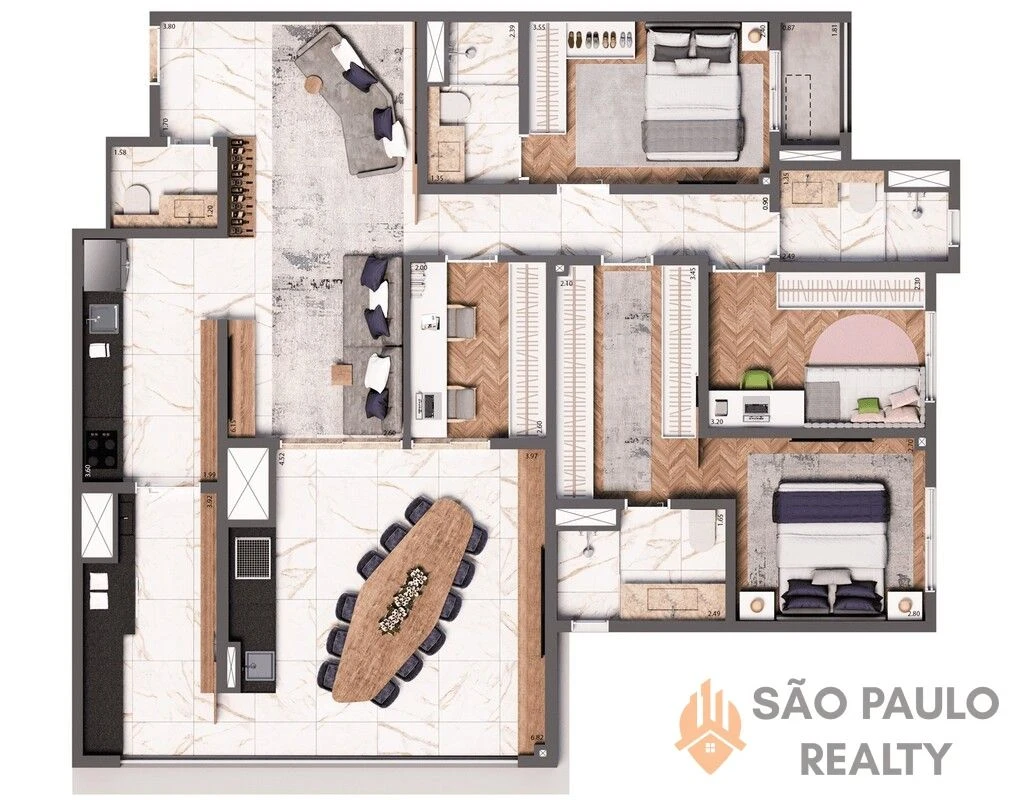 Apartamento 2 a 4 dormitórios 75 a 123m² com suíte e lazer completo no Ipiranga próximo ao Parque da Independência - Entrega: Julho de 2026