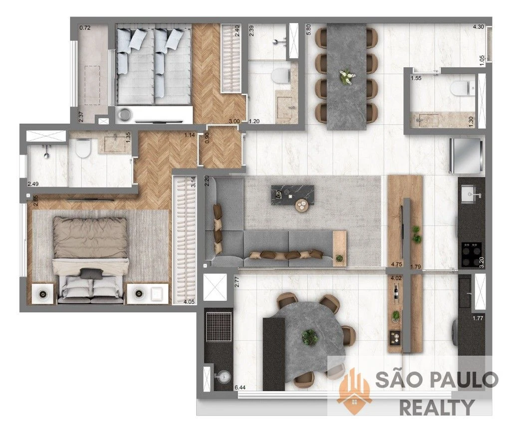 Apartamento Alto do Ipiranga 43 a 87 m² - 1 a 3 dormitórios I Lazer de clube I perto do metrô I alta valorização. Entrega: Junho de 2026