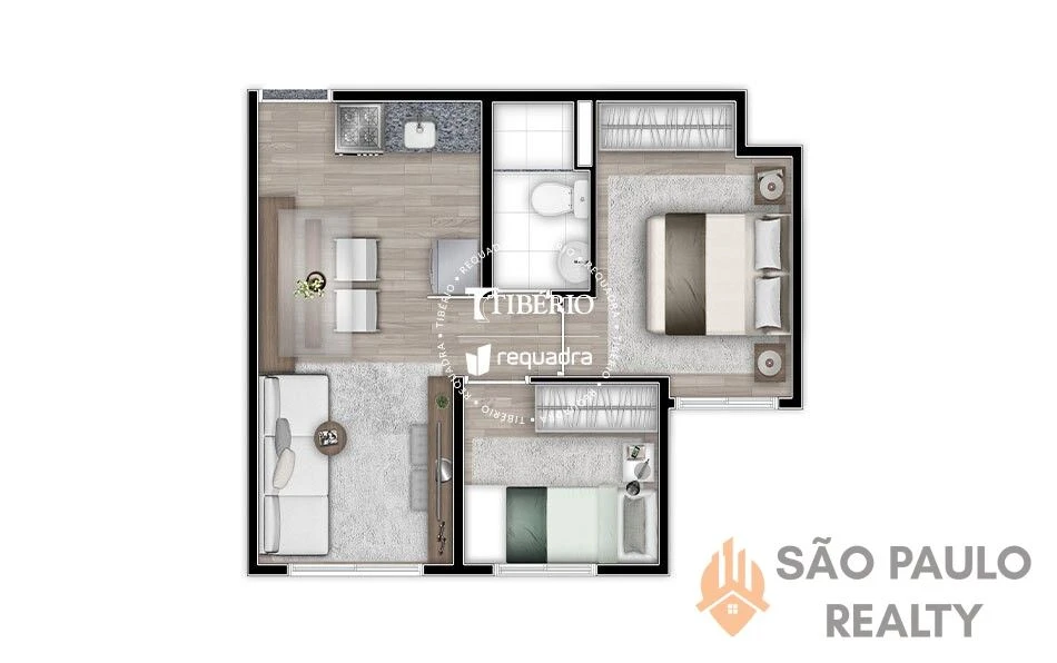 Apartamento studio e 1-2 dormitórios I 22m² a 37m² com lazer completo no Brás próximo ao metrô e centro de São Paulo - Pronto para Morar!!!