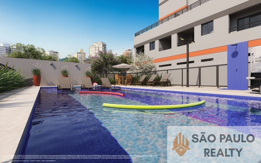 Apartamento 2 dorms 34 e 37m² com varanda e lazer completo no Campo Belo Zona Sul com opção HIS - Entrega: Maio de 2026