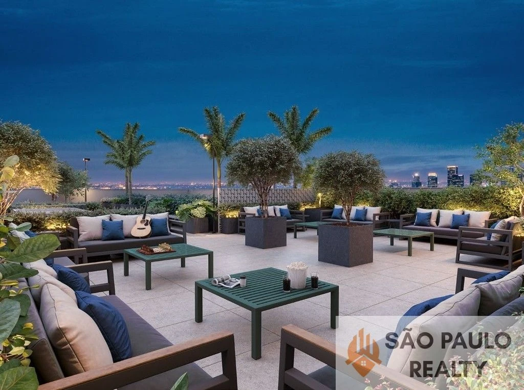 Apartamentos 1 e 2 dorms 21 a 24m² com varanda no Brooklin a 3 min do metrô com lazer completo e opção HIS - Entrega: Junho de 2027
