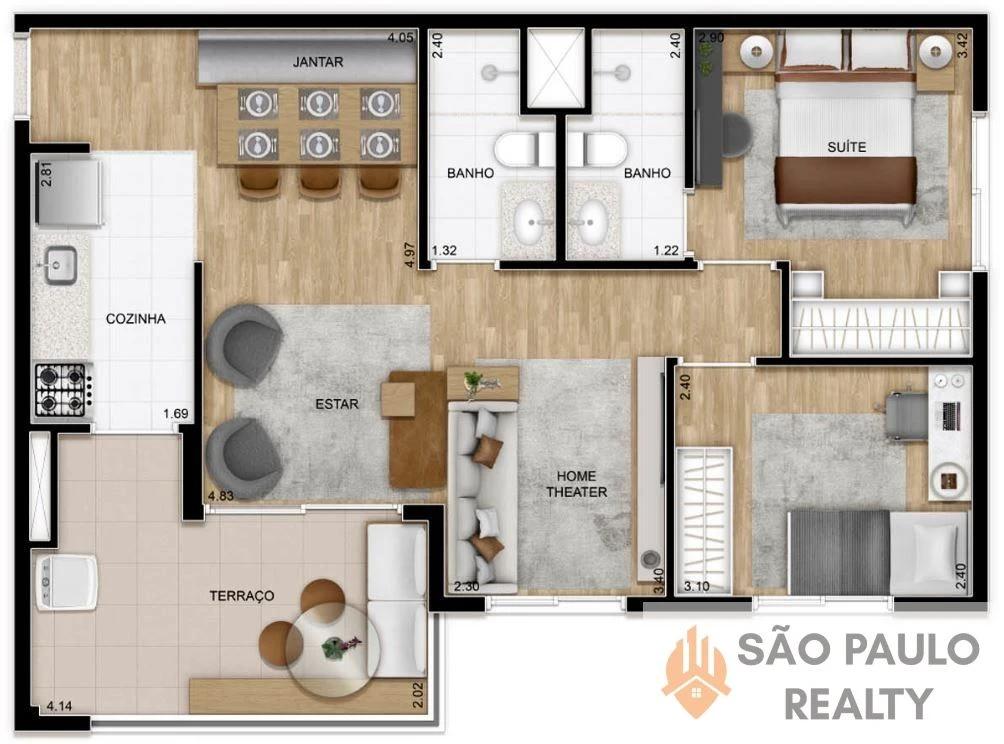 Apartamento Mooca 2 e 3 dormitórios 54m² e 67m² com suíte e vaga - lazer completo - Ao lado Metrô Bresser-Mooca - Pronto para morar!