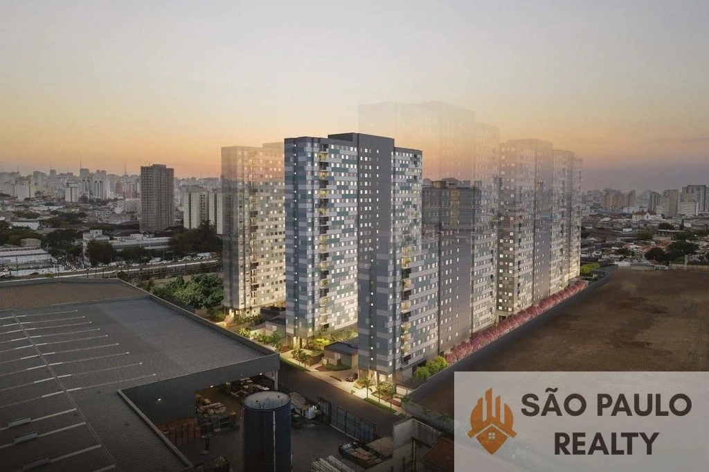 Apartamento 2 dormitórios 34m² a 45m² na Mooca com terraço e lazer completo próximo à estação e ao Mooca Plaza Shopping - Entrega: Junho de 2027