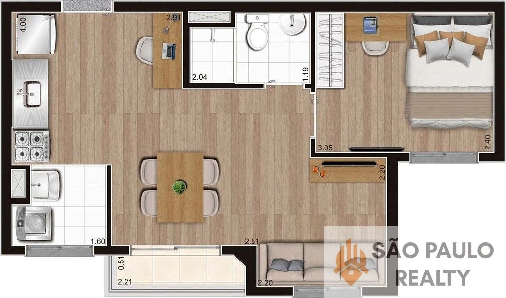 Apartamentos 1 e 2 Dorms 29 a 43m² com Terraço | Lazer Completo | Vila Leopoldina - Zona Oeste SP - Entrega: Dezembro de 2026